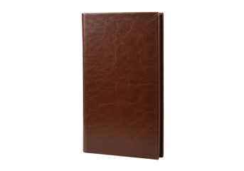 Isolated Brown Hardcover Book with Transparent Background Illustration