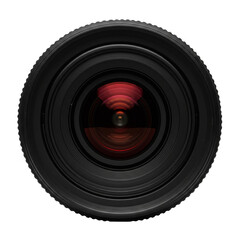 Isolated Transparent Background of a Camera Lens for Photography Equipment