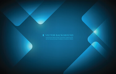 geometric square shape.technology blue wallpaper.