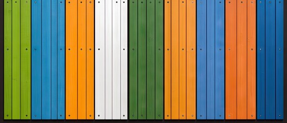 Colorful boards placed side by side with visible hardware