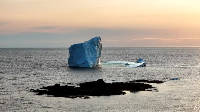 Iceberg in Twillingate Newfoundland Canada