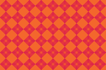 Seamless retro geometric pattern with colorful triangles design or decorative square tile wallpaper.