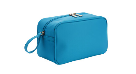 Isolated Turquoise Blue Bag Fashion Accessory Pouch Travel Cosmetic