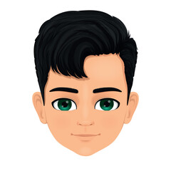 Portrait of young male student