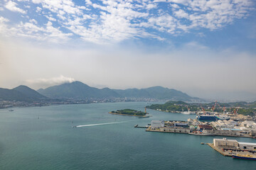 ［山口県下関市］下関海峡ゆめタワーからの眺望