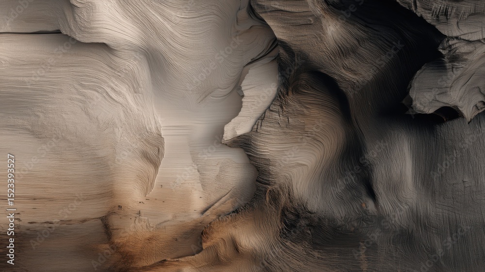 Poster abstract sandstone texture with flowing lines, ideal for earth tone design and geological exploratio