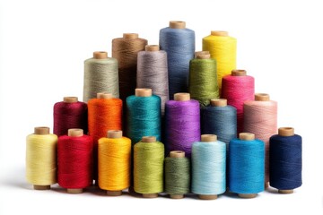 Colorful Thread Spools