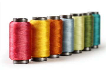 Colorful Thread Spools for Sewing and Crafts