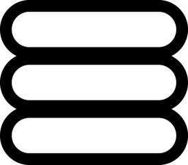 simple flat essentials icon for button icon