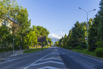 Almaty City Kazakhstan 12 May 2025. Orbita district in Almaty © Minar Aslanova