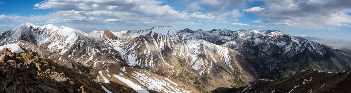Rugged Colorado Rocky Mountains.  Sangre de Cristo Wilderness.	
