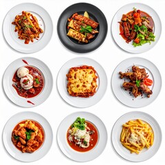collection of tasty, junk and delicious food