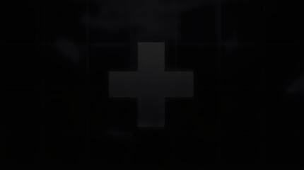 Obraz premium flag of Switzerland black and white