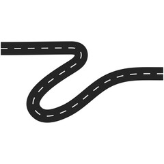 Fototapeta premium Roadmap Infographic Illustration.