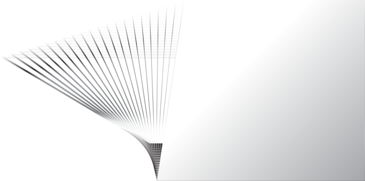 Square geometric shapes with metallic silver gradient, banner, frame