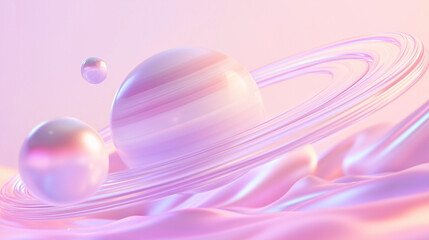 pink soap bubbles