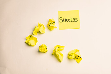 Success is achieving your goals—one sticky note at a time, through focus, persistence, and...