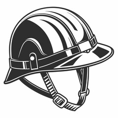 Vintage style construction worker helmet safety gear