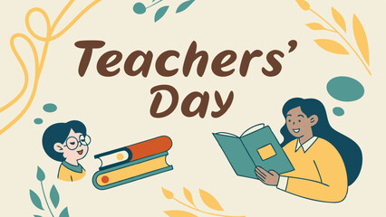 Happy Teacher’s Day Illustration
