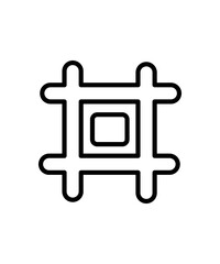 Obraz premium NUMBER ICON
