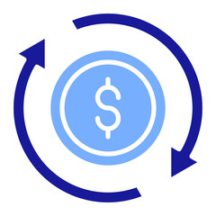Obraz premium Cash Flow Icon