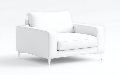 White Armchair Studio Shot (1)