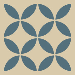 Vintage Floral and Geometric Tile Pattern Set – Mediterranean Style Vector