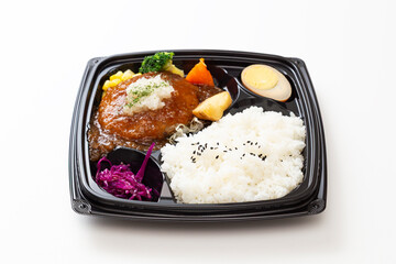 日本のハンバーグ弁当