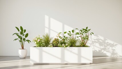 Modern Spray Painted Planter Box - Contemporary Design