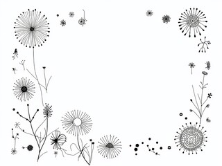 Organic Doodle Art Print Design - Biophilic Abstract