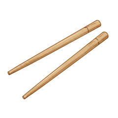 Watercolor Sushi Chopsticks Illustration Delight