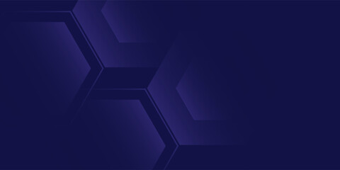 Modern gradient lines hexagon pattern. Futuristic technology simple abstract modern art
