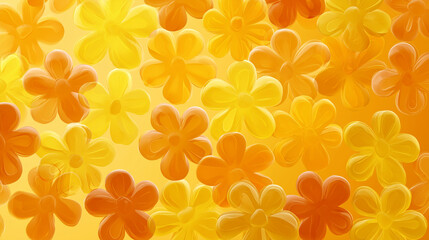 gorgeous cute yellow flower background wallpaper