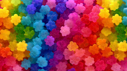 Cute Flower Pattern Background Wallpaper