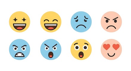"Emotional Faces Vector Pack &ndash; Flat Icons of Human Feelings"

