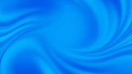 Naklejka premium Cool blue abstract swirl design with soft textures and clean symmetry, open central area for content layout in slides