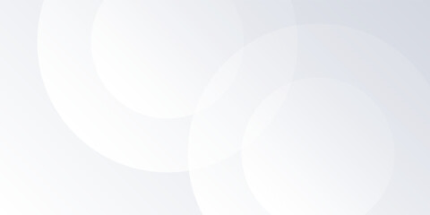 Modern white background with grey circle lines. Digital future technology concept design