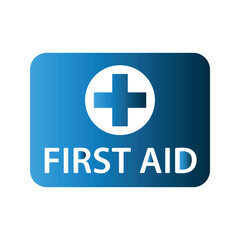 Obraz premium First Aid icon design template