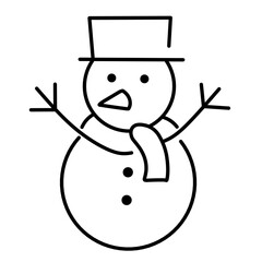 christmas outline icon