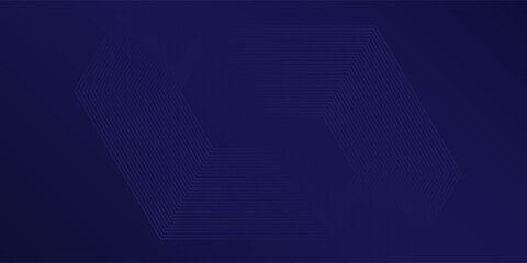 Abstract gradient lines hexagon pattern. Futuristic technology concept modern