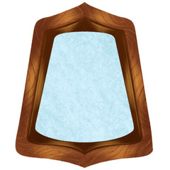 wooden mirror frame