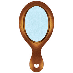 wooden mirror frame