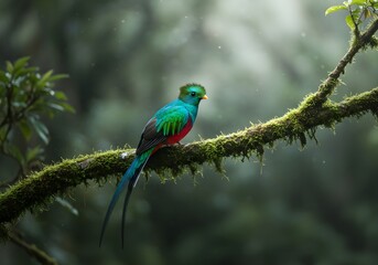 Obraz premium green winged macaw