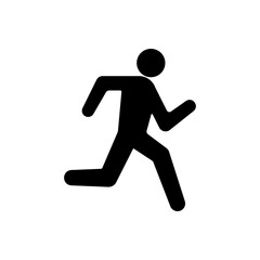 人が走っているアイコン