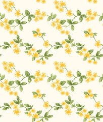 Fototapeta premium seamless floral pattern