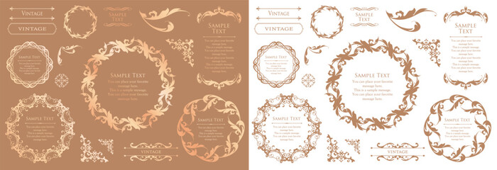 Heritage Elegance Frame Pack: Ornate Vintage Borders