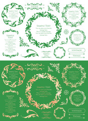 Heritage Elegance Frame Pack: Ornate Vintage Borders