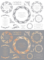 Heritage Elegance Frame Pack: Ornate Vintage Borders