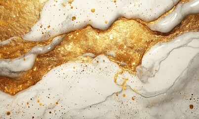 colorful gold and grunge and white abstract liquid marble texture background