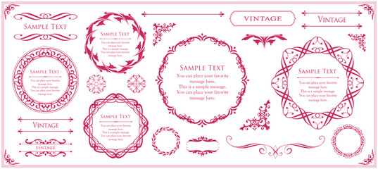 Heritage Elegance Frame Pack: Ornate Vintage Borders